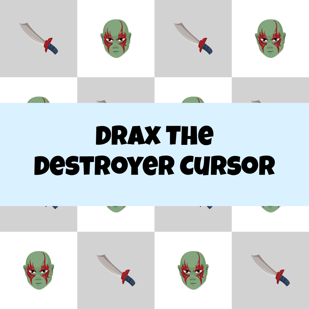 Preview Drax the Destroyer cursor custom cursor pack